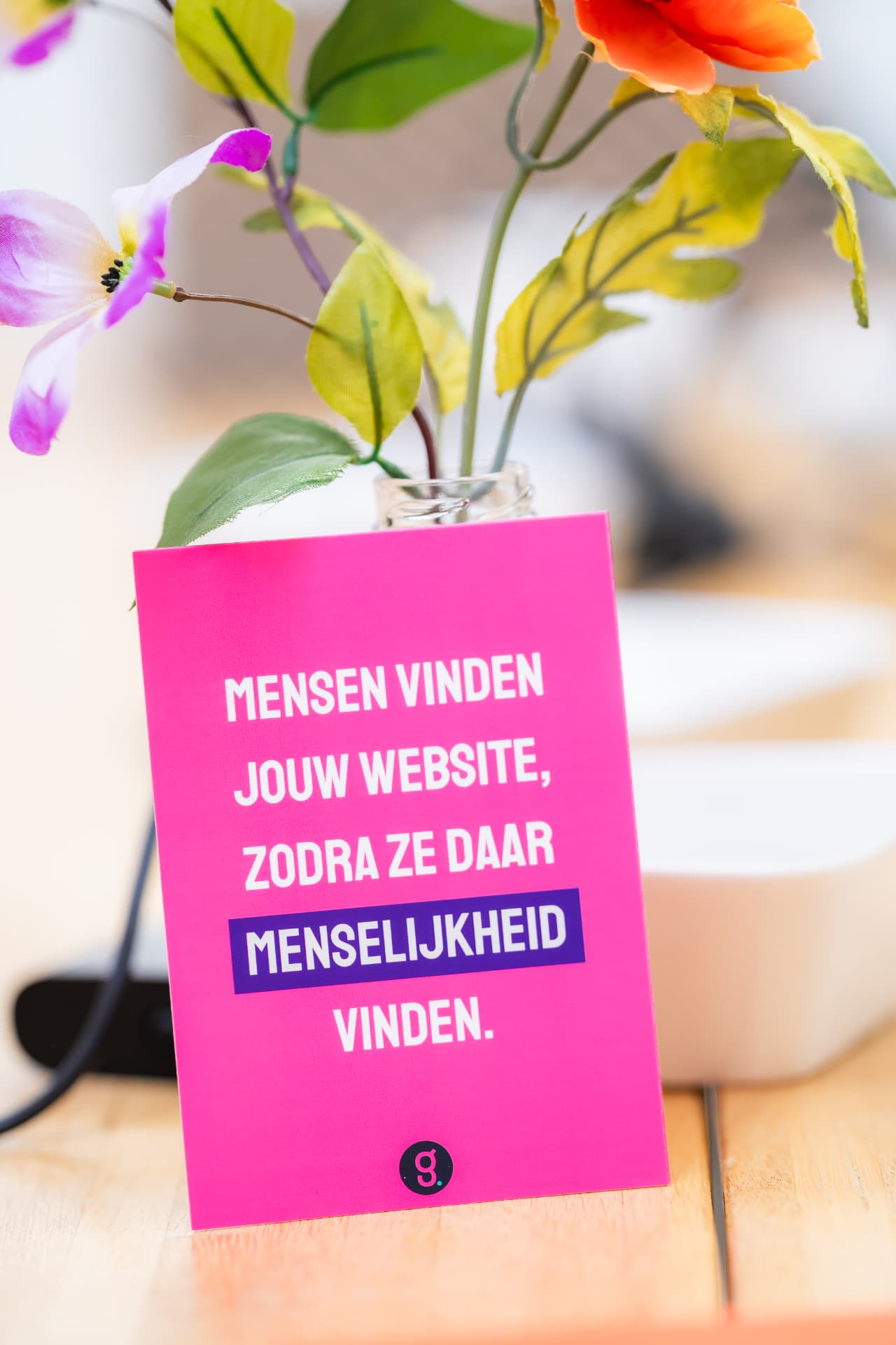 Kaart: mensen vinden jouw website, zodra ze daar menselijkheid vinden